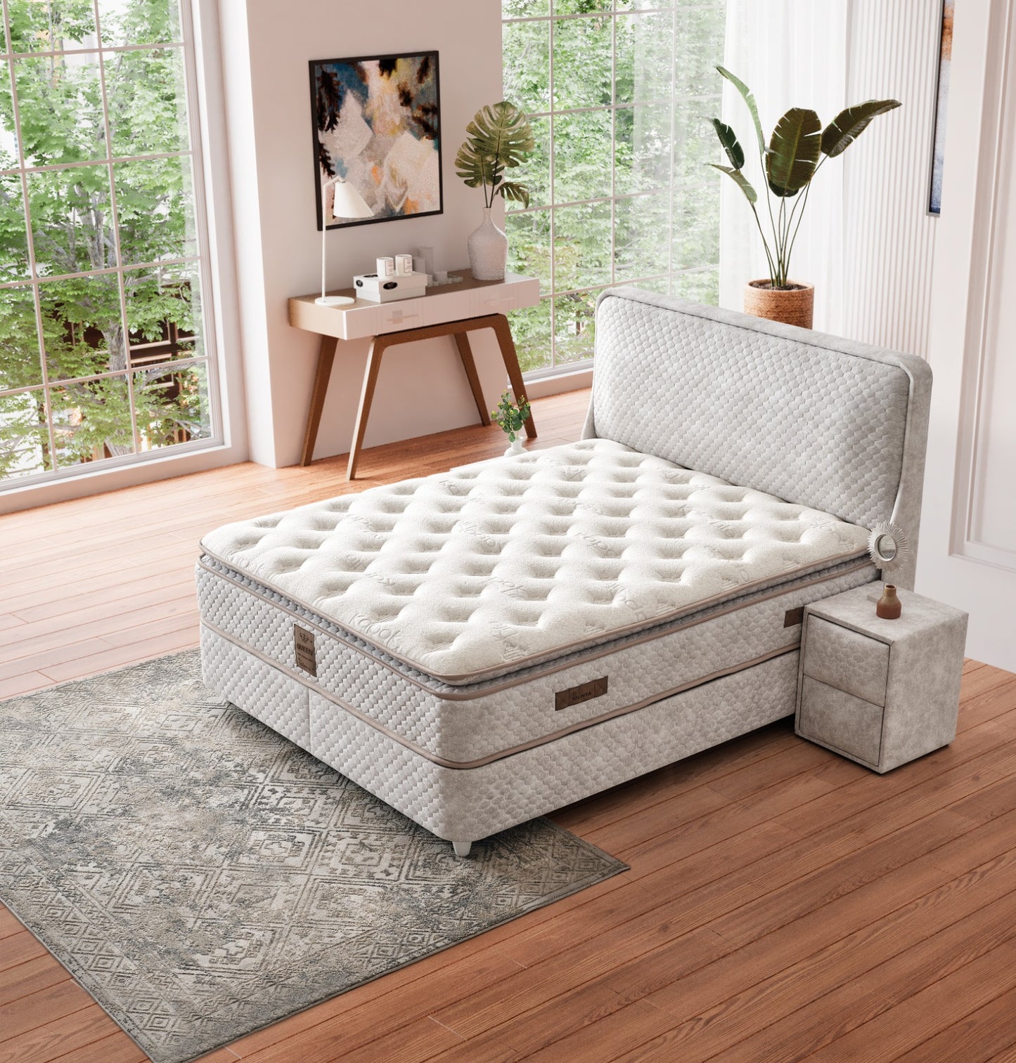 Lit Boxspring "Queen"