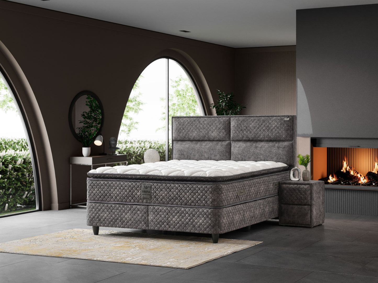 Lit Boxspring "Vero"