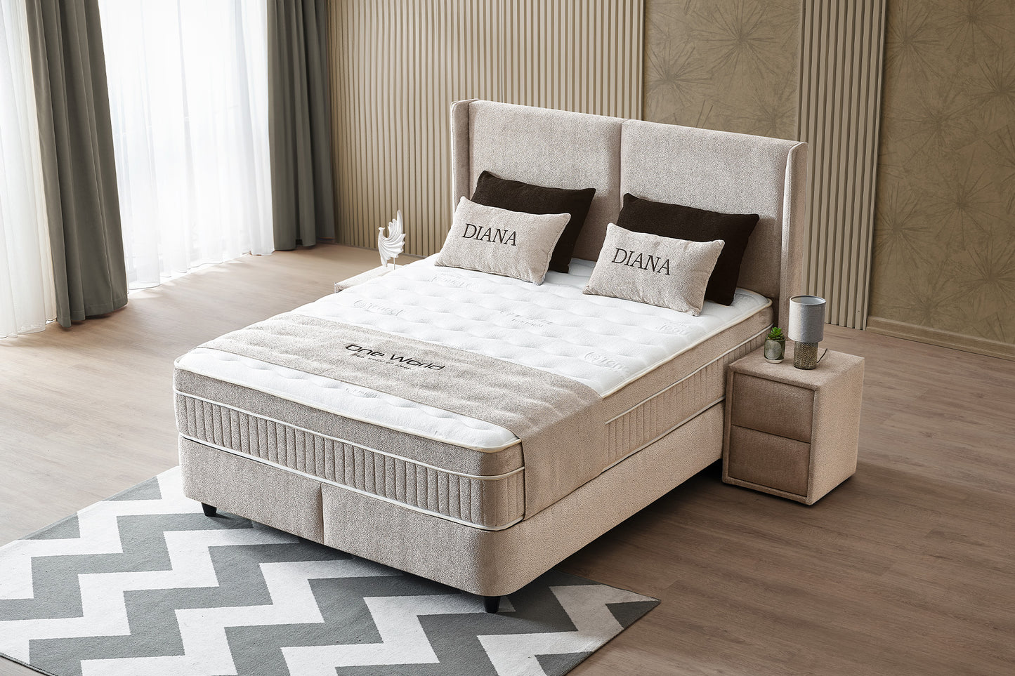 Lit Boxspring "Diana"