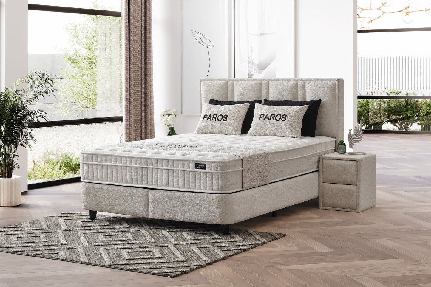 Lit Boxspring "Paros"